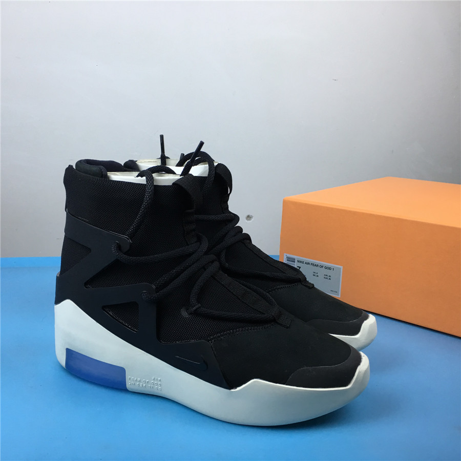 Nike X Fear of God 1 FOG Black White Shoes